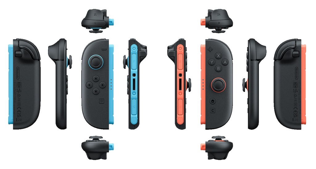 Nintendo Switch Joy-Con 2 stýripinnar, Rauður og blár - image 9 [a32f48277f]