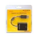 Delock DisplayPort í DVI breytistykki, hann/hún, 12cm - image 2 [c279adc664]