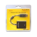 Delock DisplayPort í VGA breytistykki, svart - image 2 [ba5039451d]