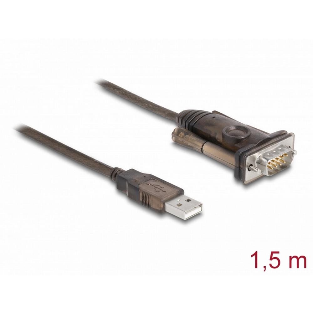 Delock USB-A 2.0 í Serial (9pin RS-232) breytikapall, 1,5m - image 4 [ecd9f528b9]
