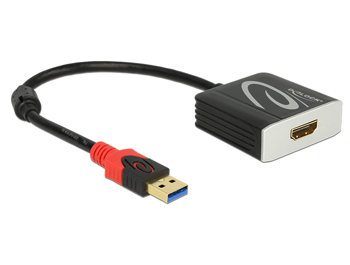 Delock USB 3.0 yfir í HDMI 1080p breytistykki svart - image 2 [6ded91503c]