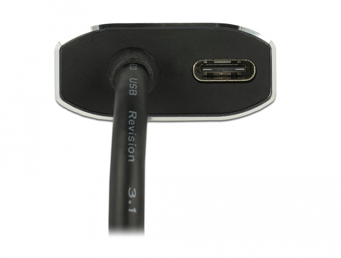 Delock USB-C yfir í HDMI breytistykki 4k@60Hz með power delivery, svart - image 9 [f1deb0931d]