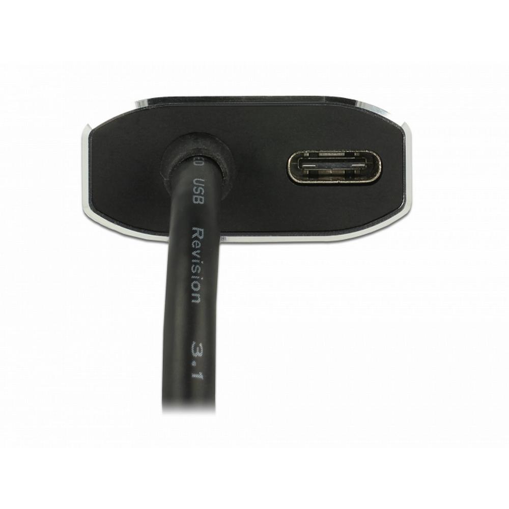Delock USB-C yfir í HDMI breytistykki 4k@60Hz með power delivery, svart - image 10 [5bfac77dea]