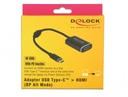 Delock USB-C yfir í HDMI breytistykki 4k@60Hz með power delivery, svart - image 11 [6e8c941060]
