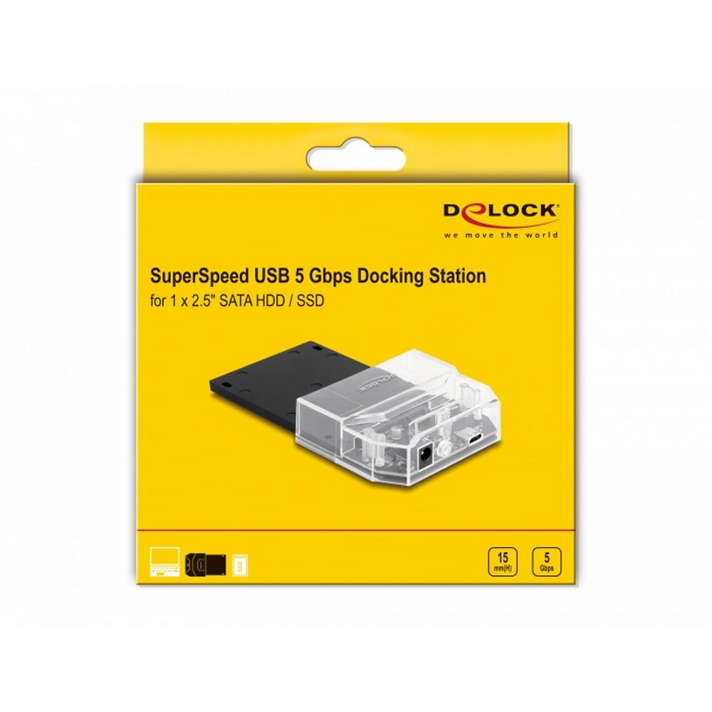 Delock harðdisk dokka, 2.5'' SATA, USB-C 3.2 - image 14 [c67cb617de]