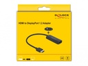 HDMI í DisplayPort 1.2 4K 60Hz Active breytistykki, svart - image 7 [e8cf52d028]