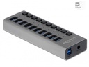 Delock 10 porta USB 3.0 Hub með svissum - image 2 [7ee3e0132c]