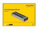 Delock 10 porta USB 3.0 Hub með svissum - image 7 [cb800acc57]