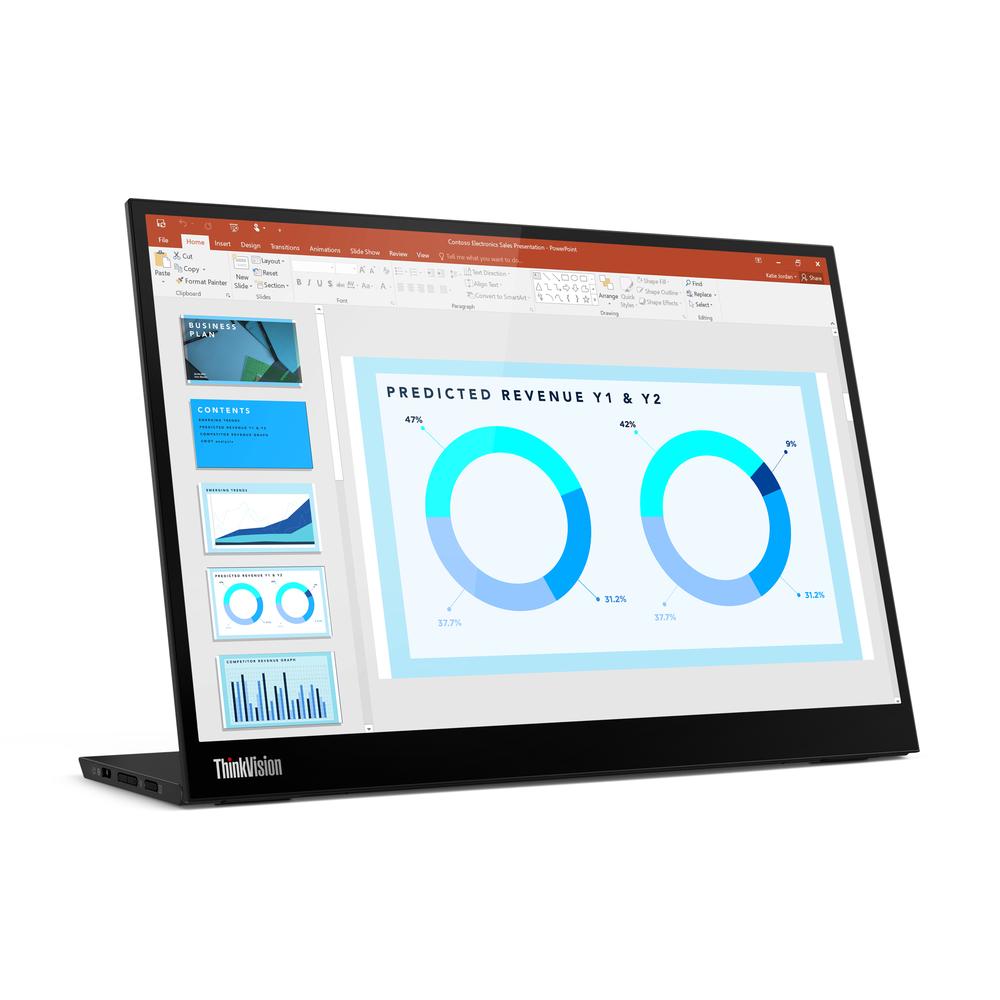 Lenovo ThinkVision M14d 14'' 2.2K IPS ferðaskjár, innb. Standur - image 12 [039eba54f6]
