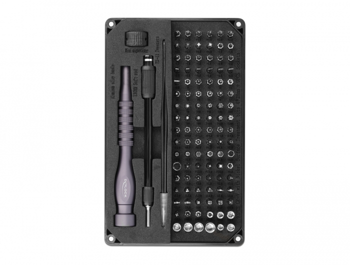 Delock Precision skrúfjárnasett með 106 hausum - image 7 [cf024ef450]