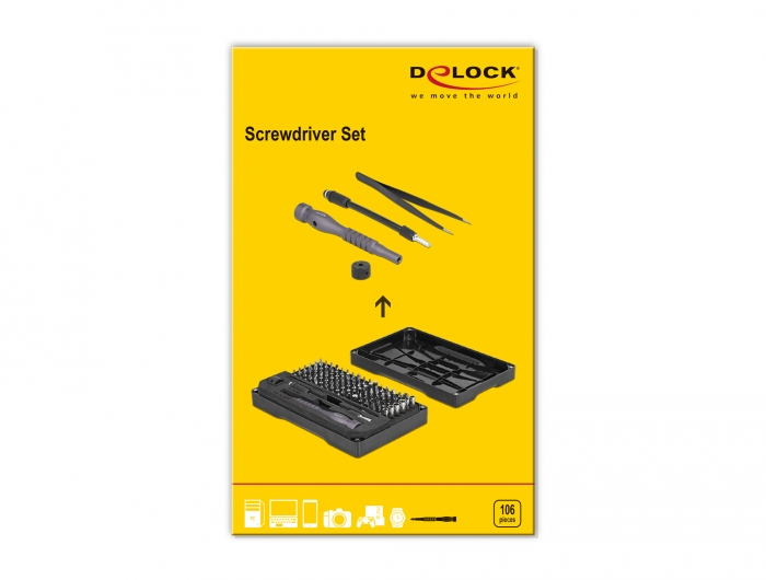 Delock Precision skrúfjárnasett með 106 hausum - image 9 [a3a8c0b3c2]