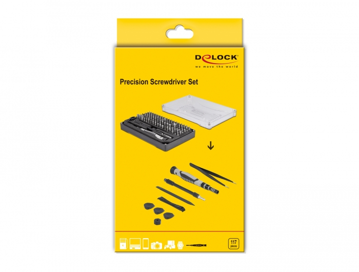 Delock Precision skrúfjárnasett með 117 hausum - image 11 [b2d64a7a9e]