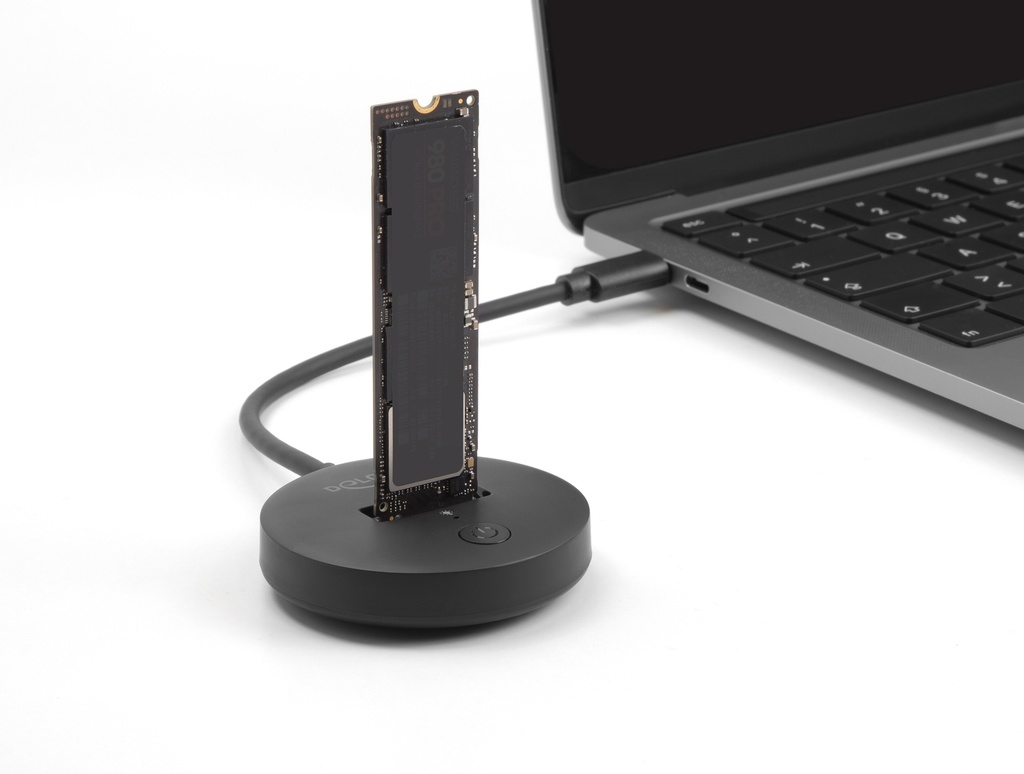 Delock M.2 NVMe og SATA USB-C 10Gbps dokka - image 3 [c1e9d4ee68]
