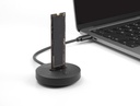 Delock M.2 NVMe og SATA USB-C 10Gbps dokka - image 3 [c1e9d4ee68]