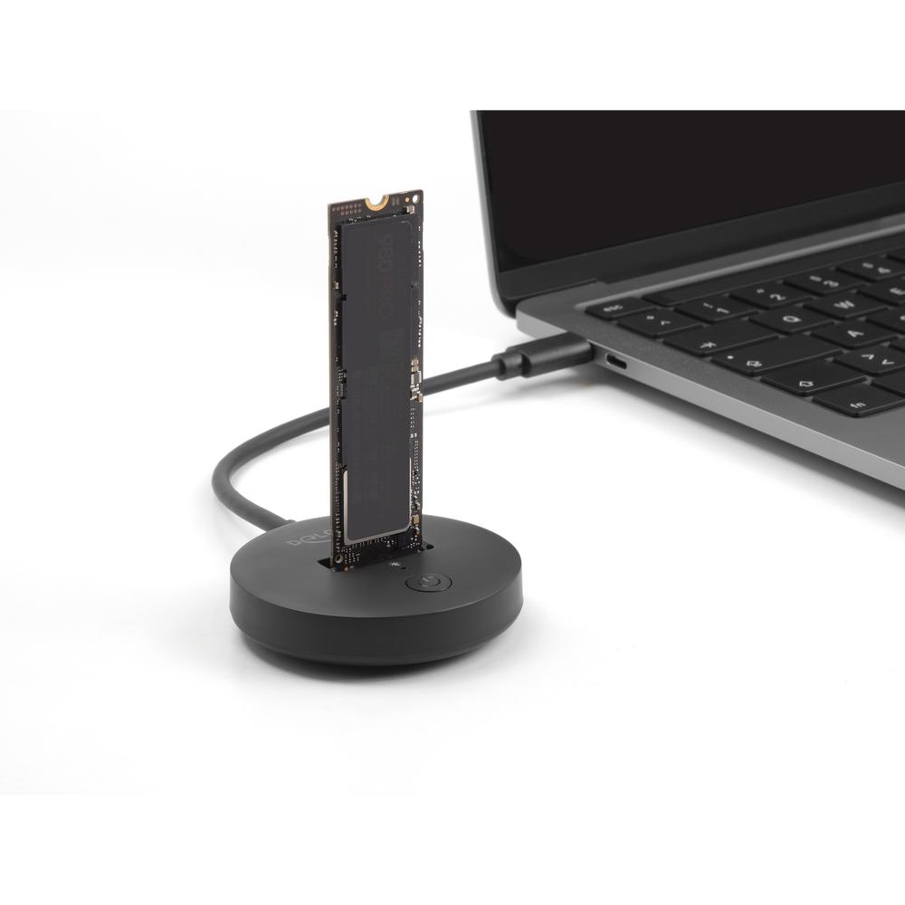 Delock M.2 NVMe og SATA USB-C 10Gbps dokka - image 4 [55c010ced5]