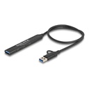 Delock 4 porta Slim HUB með USB-C/USB í 3x USB-C & USB 5Gbps - image 4 [b18b28ee07]