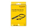 Delock 4 porta Slim HUB með USB-C/USB í 3x USB-C & USB 5Gbps - image 7 [e8edee3cac]
