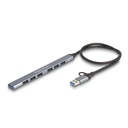 Delock 7 porta Slim HUB með USB-C/USB í 6x USB & USB 5Gbps - image 4 [1ce642f0c0]