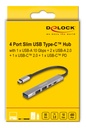 Delock 5 porta Slim HUB, 3x USB & 2x USB-C (1xPD 95W) - image 5 [4936d0e6b6]