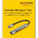 Delock 5 porta Slim HUB, 3x USB & 2x USB-C (1xPD 95W) - image 6 [5b9d38d87b]
