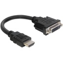 Delock HDMI í DVI-D DL, breytistykki, hann/hún, 20cm - image 2 [296e0dbda7]
