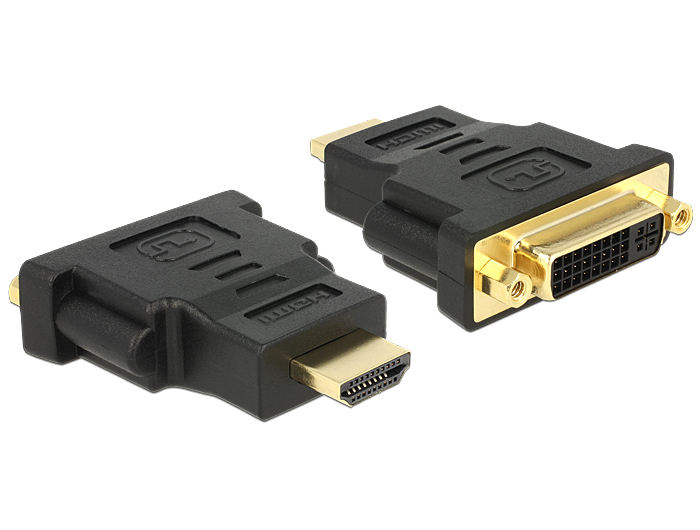 Delock HDMI í DVI breytistykki, hann/hún, svart - image 3 [ef7f909a8d]