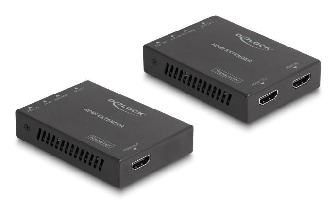 Delock HDMI 4K 60Hz framlengingarsett gegnum Cat6 Ethernet 50m - image 2 [7fb8185ec3]