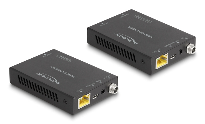 Delock HDMI 4K 60Hz framlengingarsett gegnum Cat6 Ethernet 50m - image 3 [5f51dbf2a0]