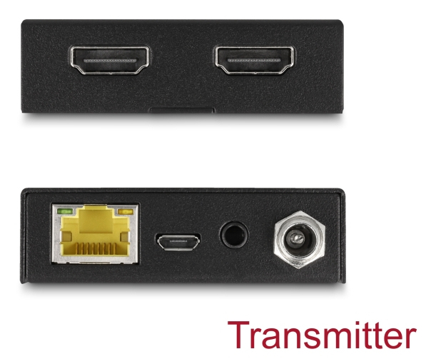 Delock HDMI 4K 60Hz framlengingarsett gegnum Cat6 Ethernet 50m - image 5 [632f227f92]