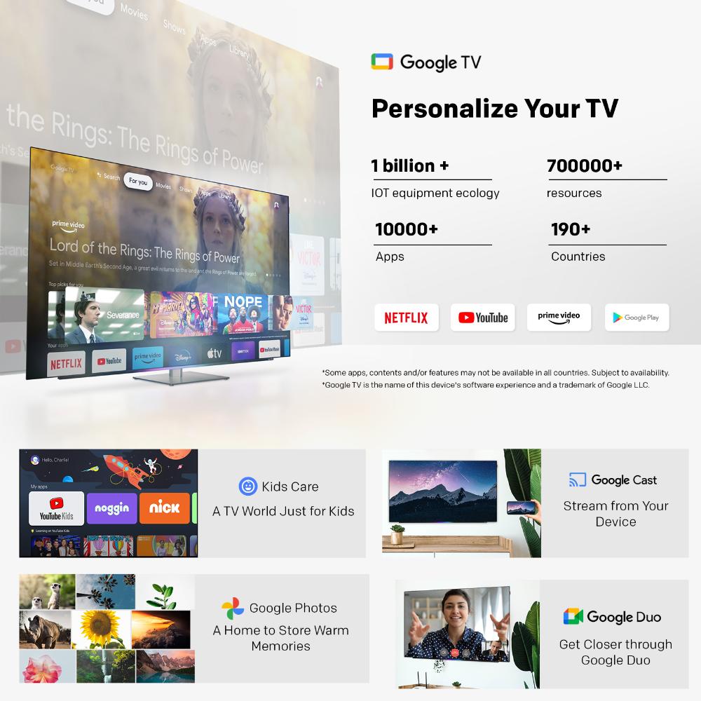 Metz 65" OLED 120Hz 4K Dolby Vision/Atmos Google TV snjallsjónvarp - image 3 [fb7707753b]