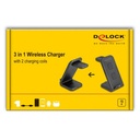 15W Delock 3-in-1 þráðlaust segulhleðslutæki, svart - image 16 [f0697ff028]
