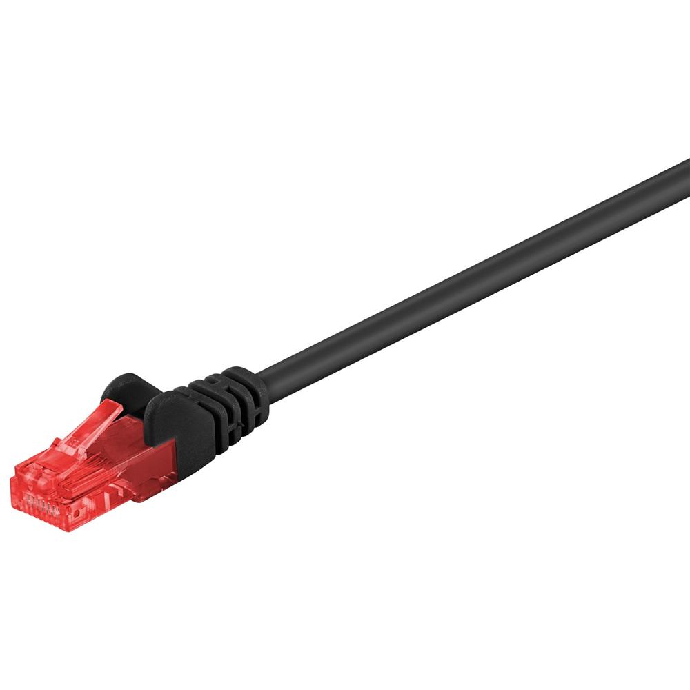 Goobay Cat6 RJ45 netsnúra svört, 5.0m - image 2 [703f0e1e11]