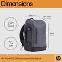 HP Travel 15.6" 25L bakpoki, dökkgrár - image 17 [92ea2eeff2]
