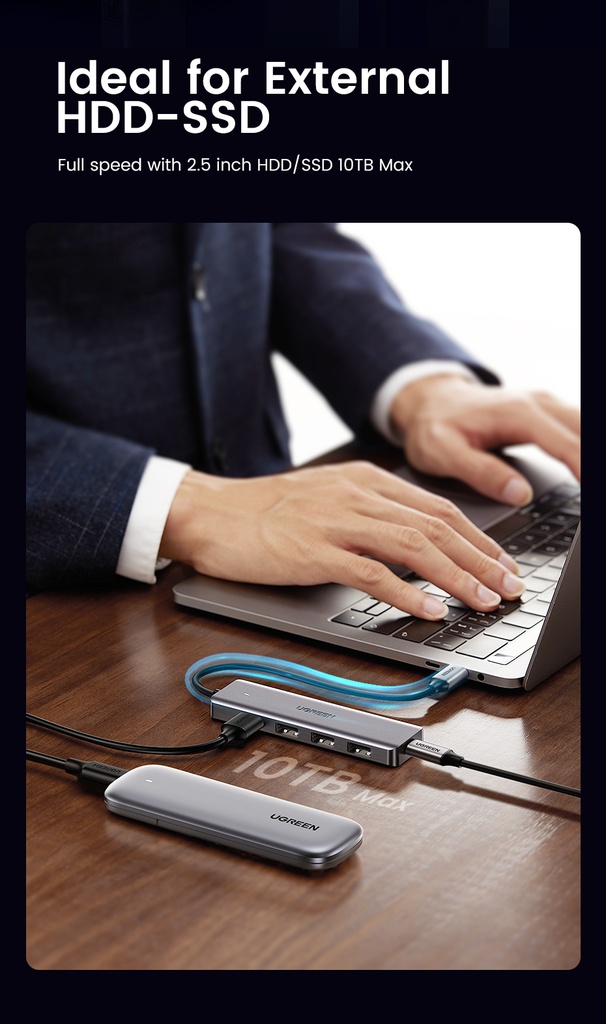 UGREEN USB-C í 4xUSB 3.0 dokka - image 9 [e261798f2c]