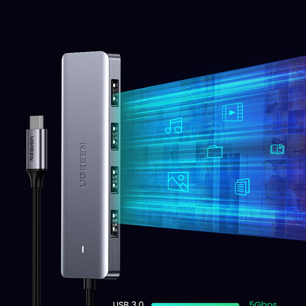 UGREEN USB-C í 4xUSB 3.0 dokka - image 12 [b71683f16e]