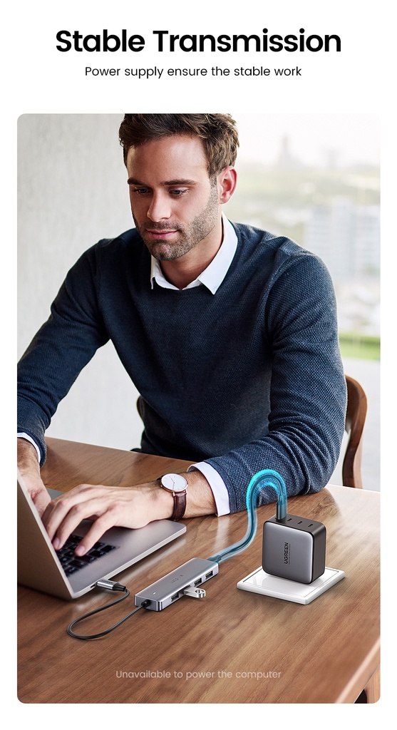 UGREEN USB-C í 4xUSB 3.0 dokka - image 17 [eb189bae49]