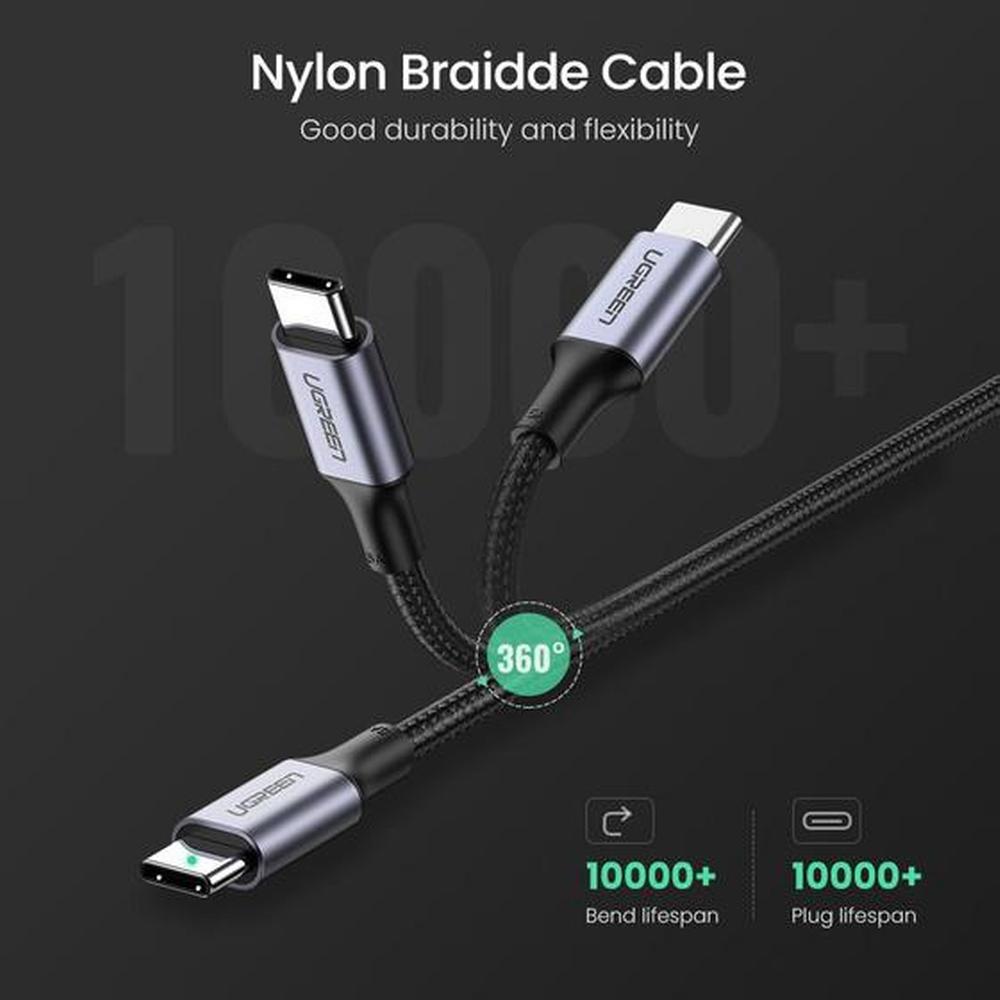 UGREEN USB-C hleðslukapall, 100W, 2 metrar - image 12 [5abcb1a33c]