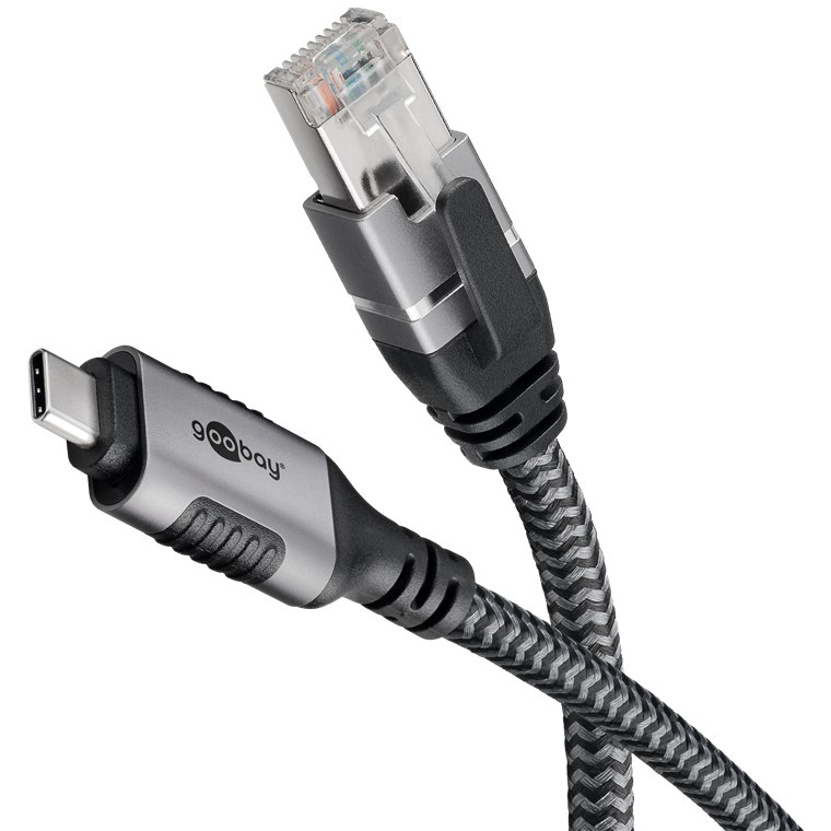 USB-C í RJ45 netsnúra, Grá, 1.5m - image 3 [4e87686805]
