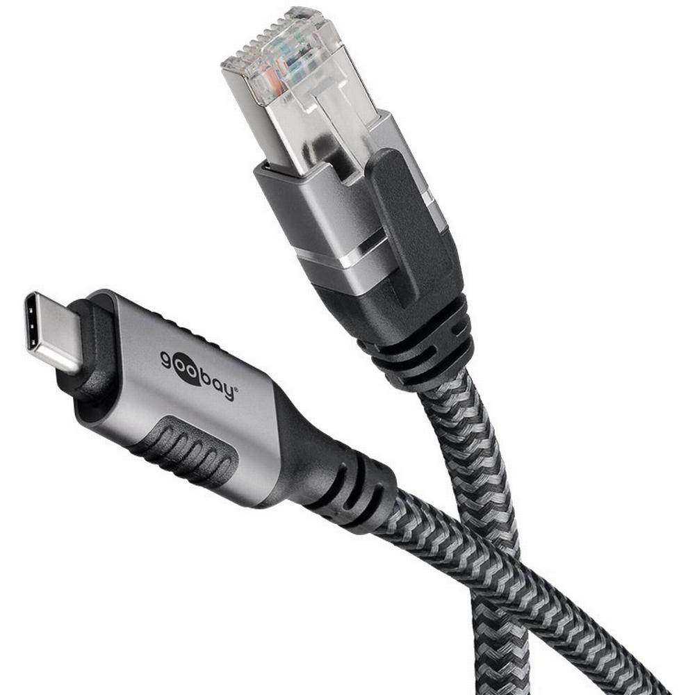 USB-C í RJ45 netsnúra, Grá, 1.5m - image 4 [f9a759242b]