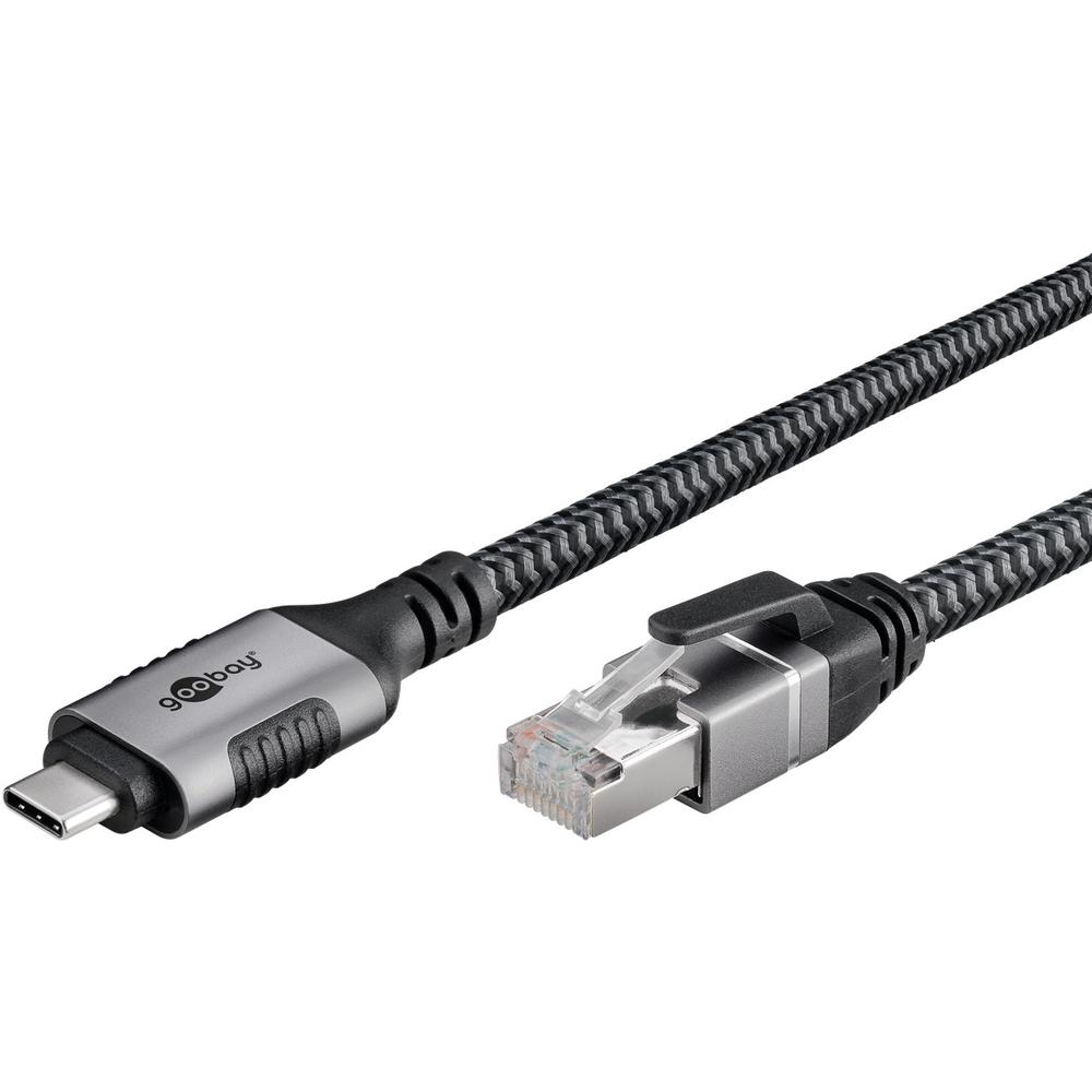 USB-C í RJ45 netsnúra, Grá, 1.5m - image 6 [cd4db517b4]