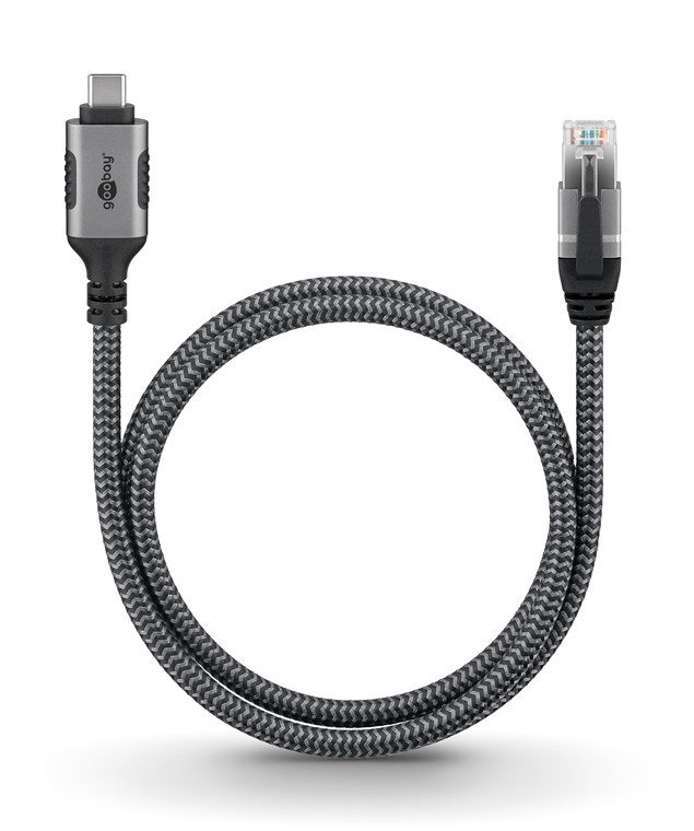 USB-C í RJ45 netsnúra, Grá, 3.0m - image 2 [1aeae07a35]