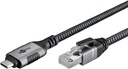 USB-C í RJ45 netsnúra, Grá, 3.0m - image 5 [f3b97cede0]