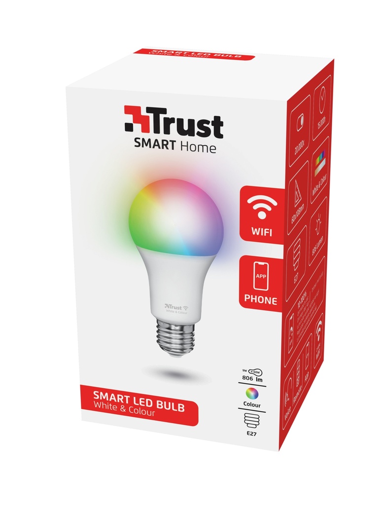 Trust E27 LED RGBCW WI-FI snjallpera - image 7 [efb174555e]
