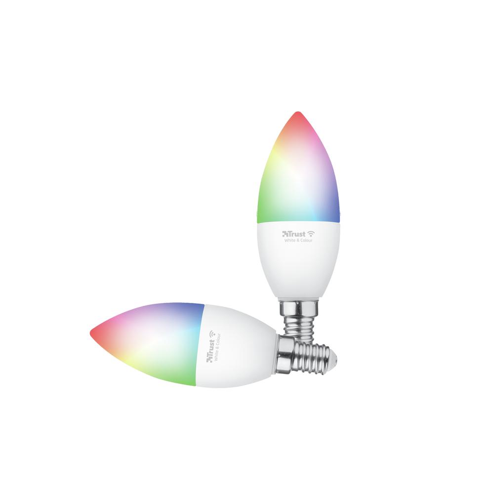 Trust E14 LED RGBCW Candle WiFi snjallperur, 2 í pakka - image 4 [d0184678a5]