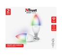 Trust E14 LED RGBCW Candle WiFi snjallperur, 2 í pakka - image 7 [fcb1947850]