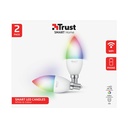 Trust E14 LED RGBCW Candle WiFi snjallperur, 2 í pakka - image 8 [163577a4c4]