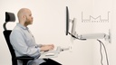 Multibrackets Workstation veggfesting fyrir skjá og lyklaborð 15"-27" - image 11 [06fc873e47]