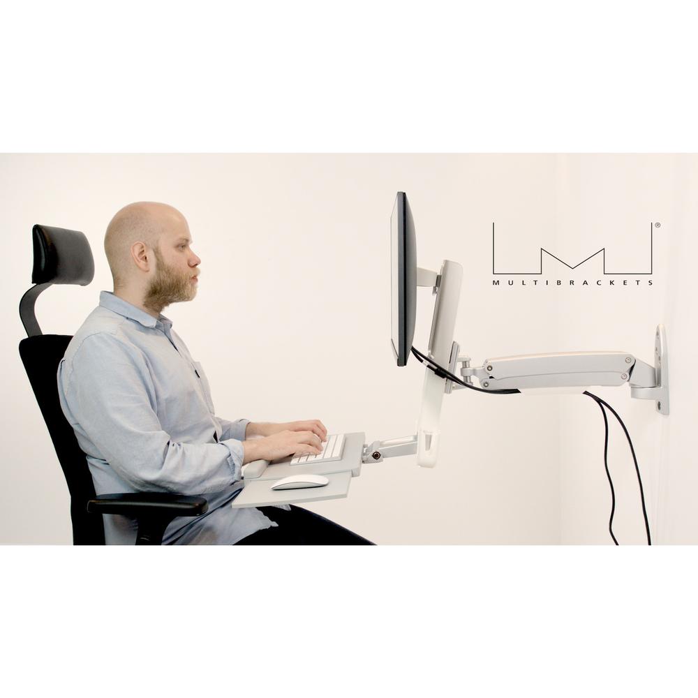 Multibrackets Workstation veggfesting fyrir skjá og lyklaborð 15"-27" - image 12 [77aae8985e]