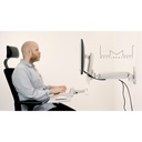 Multibrackets Workstation veggfesting fyrir skjá og lyklaborð 15"-27" - image 12 [77aae8985e]