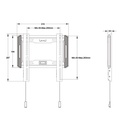 Multibrackets Universal Veggfesting fixed Small 24"-55" 50kg - image 16 [7f1d106ff3]